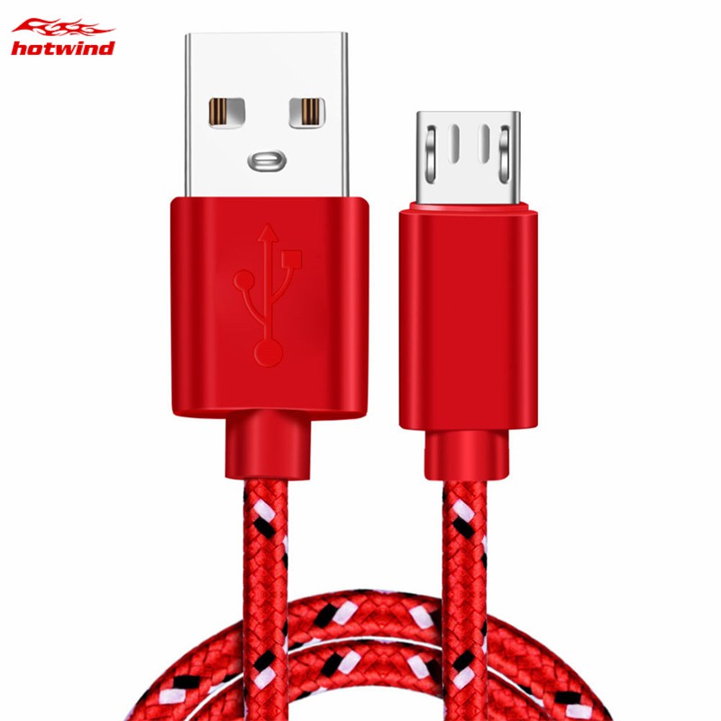 Dây Cáp Sạc Nhanh Micro Usb Bọc Vải Dù 1m/2m