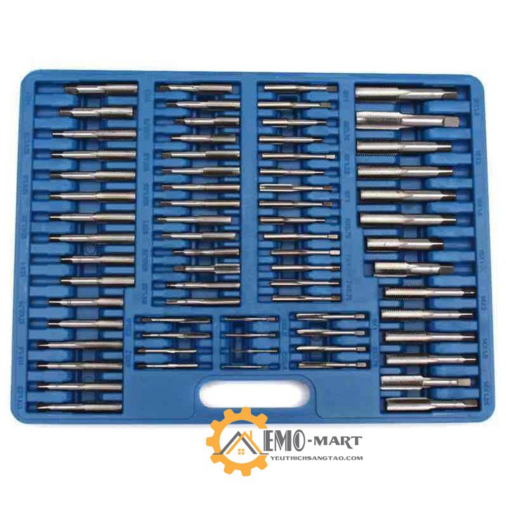 ⚡️𝐇𝐚̀𝐧𝐠 𝐂𝐡𝐢́𝐧𝐡 𝐇𝐚̃𝐧𝐠⚡️Bộ taro tạo ren 110PCS ⚡️ Thép HSS siêu cứng - Thao tác đơn giản nhanh chuẩn xác