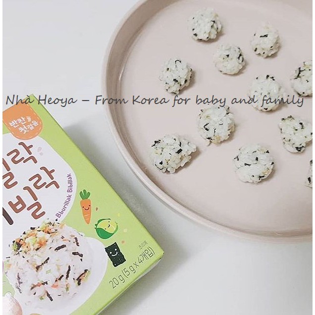 GIA VỊ KHÔ RẮC CƠM, CHÁO CHO BÉ MIZNCO HÀN QUỐC