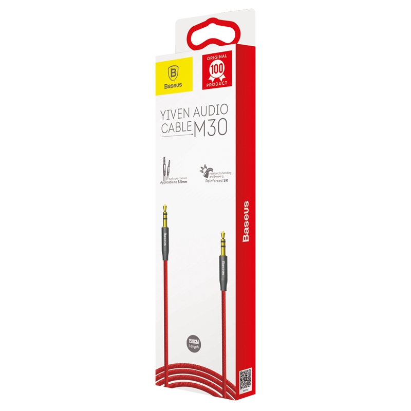 Cáp 2 đầu AUX 3.5mm Baseus Yiven Audio cable M30