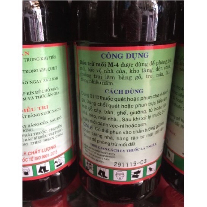 [ Thuốc mối mọt m4 - dầu trừ mối ]