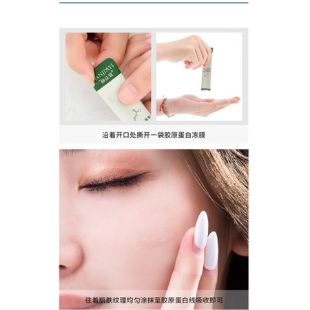 [20 gói] Mặt nạ ngủ dạng thạch nâng cơ YANJIAYI trắng da chống lão hóa mặt nạ ngủ dưỡng ẩm mặt nạ ngủ Vala Store
