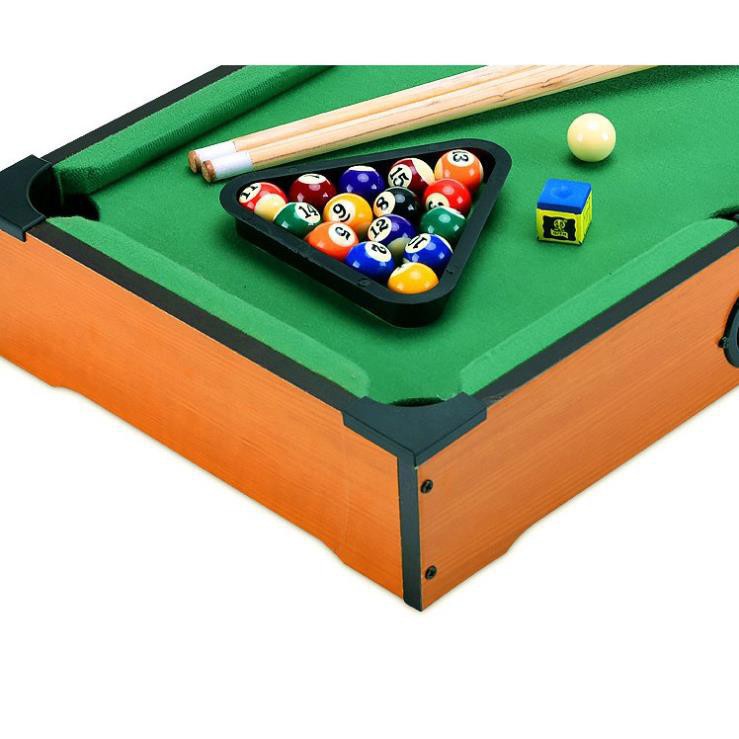 Bộ Đồ Chơi Bàn Bi Da LOẠI LỚN 31x51.5x9cm Kèm Tay Cơ Bi Và Lơ Cho Bé.