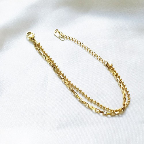 Lắc Tay Nữ 2 Tầng Titan Ko Đen TT 2865