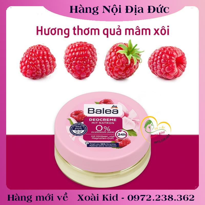 Bộ Kem khử mùi hôi nách Balea Deocreme, xịt khử mùi nách, lăn khử mùi Balea Đức - Date mới Đủ Bill