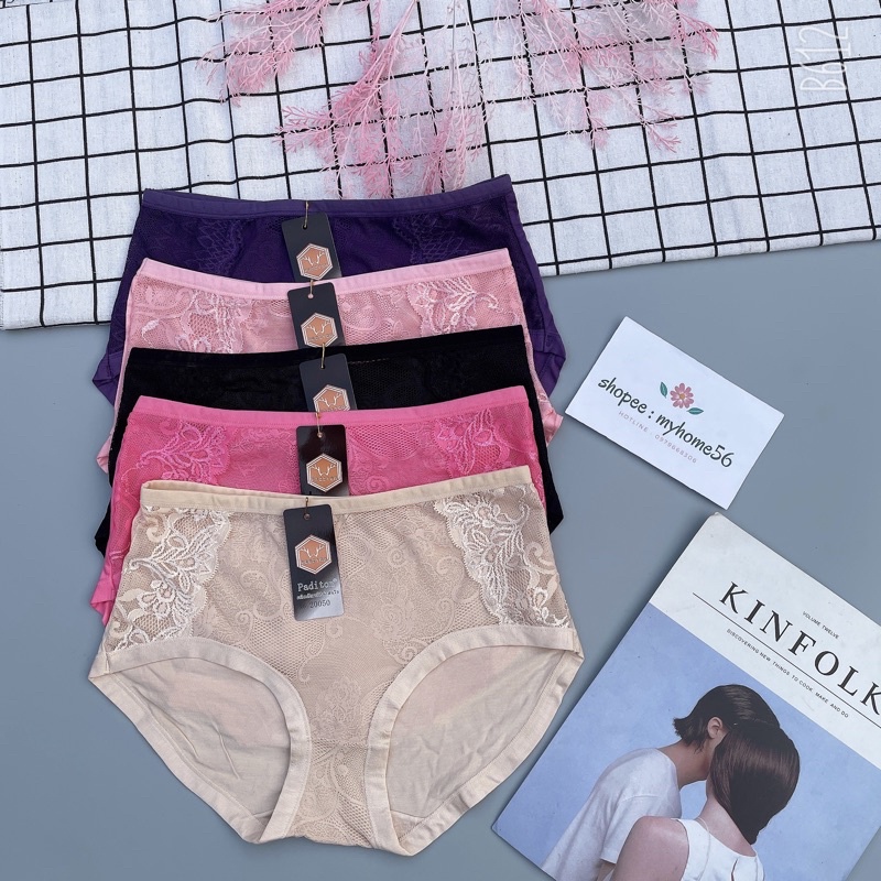 10 quần lót cotton cạp cao fom to cho người béo 60-70kg mã 20250.