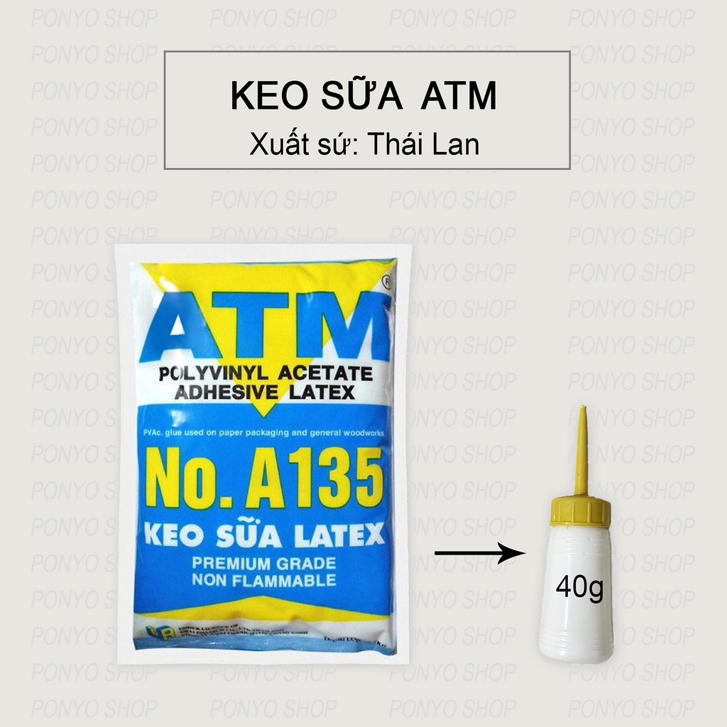 Keo sữa Latex ATM A135 (lọ nhỏ)