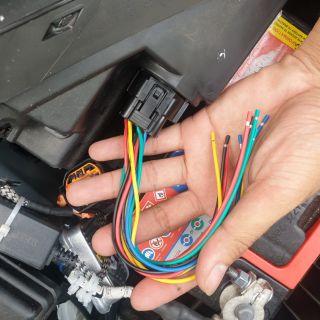 Giắc cắm cụm đèn pha bản đủ xe KIA morning 2012-2018