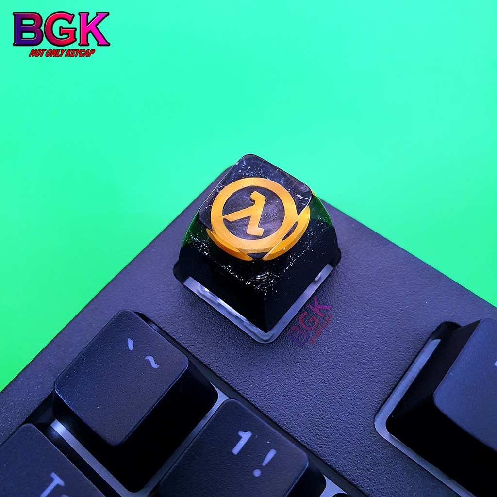 Keycap Lẻ Hình LOGO Half Life cực đẹp và nét SA profile ( keycap resin độc lạ )( Keycap Artisan )