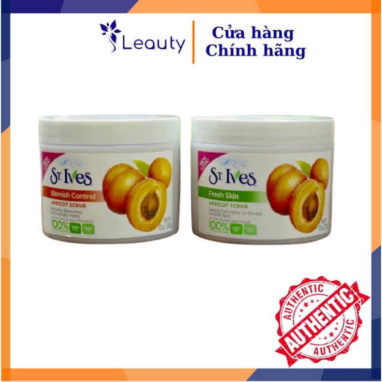 Kem ẩy Tế Bào Chết Dạng Hũ ST.IVES Fresh Skin Apricot Scrub