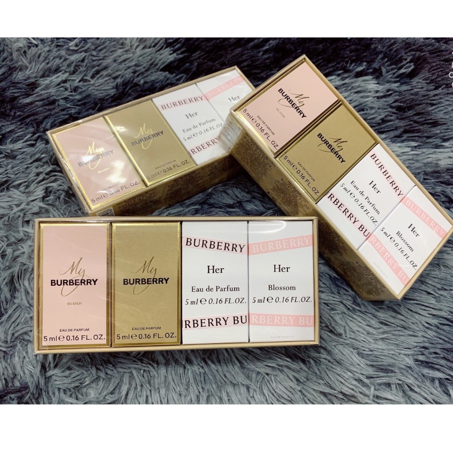 Set Nước Hoa ❣️FREESHIP❣️ Nước Hoa Nữ My Burberry Travel Exclusive 4 Chai