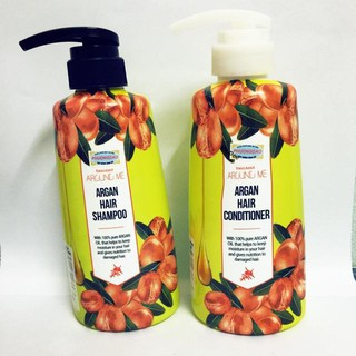 Cặp dầu gội và dầu xả Argan 500ml mugens