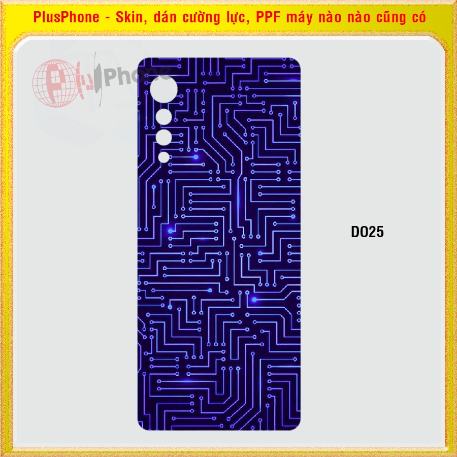 Dán Skin cho điện thoại LG Velvet 5G in hình nhiều mẫu hot