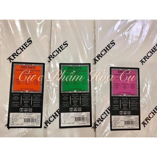 |CHÍNH HÃNG| Giấy vẽ màu nước Arches 300gsm (mua 8t A1 tặng 1tờ Baohong Ảrtist A1)