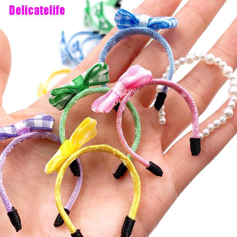 Băng đô trang trí tóc thu nhỏ cho búp bê tỉ lệ 1/12