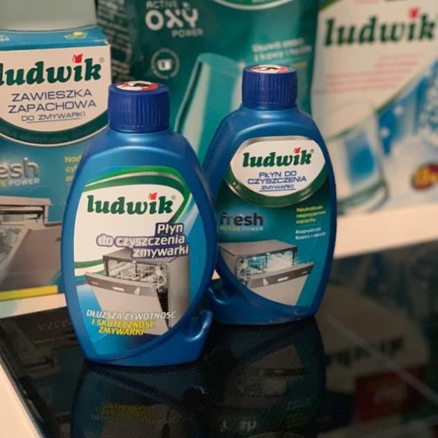 Dung dịch vệ sinh máy rửa bát Ludwik 250ml, tẩy cặn canxi mảng bám cho TẤT CẢ các loại máy: Bosch, Eurosun, Hafele..