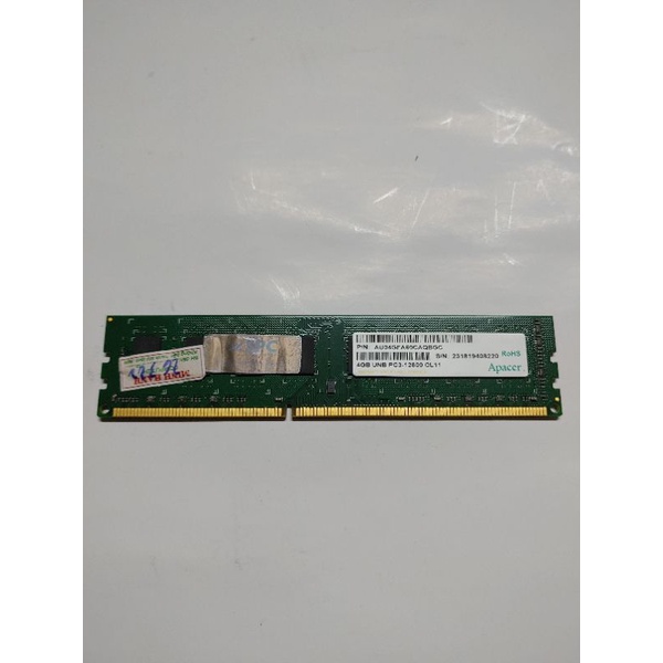 APACER MỚI 4GB DDR3 1600MHz PC3-12800 CL11 Mô-đun bộ nhớ máy tính để bàn 240 chân RAM