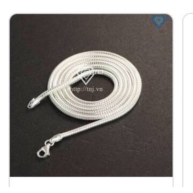 Dây chuyền bạc phù hợp với mọi người