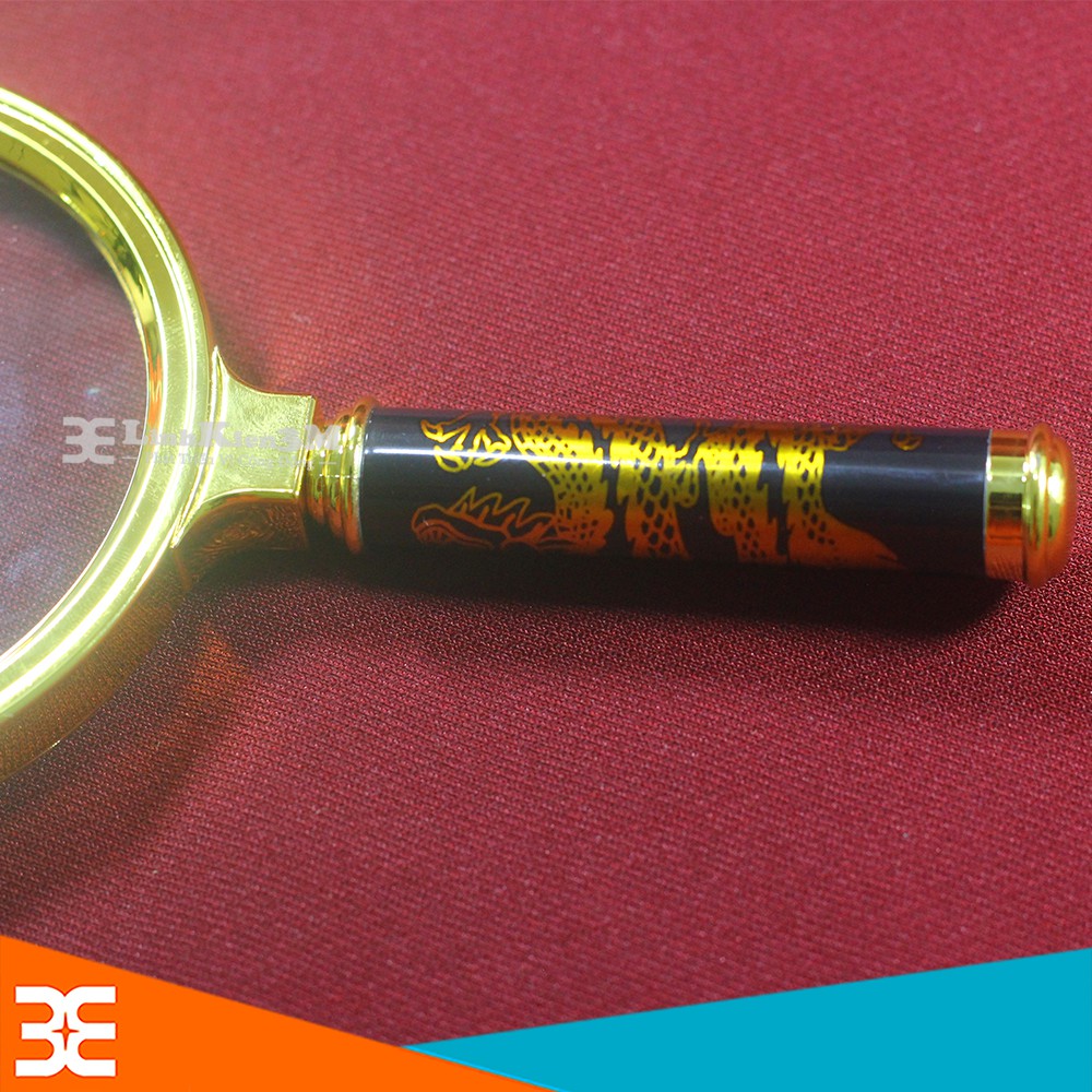 Kính Lúp Cầm Tay Magnifier X4 Tiện Lợi Mạ Vàng