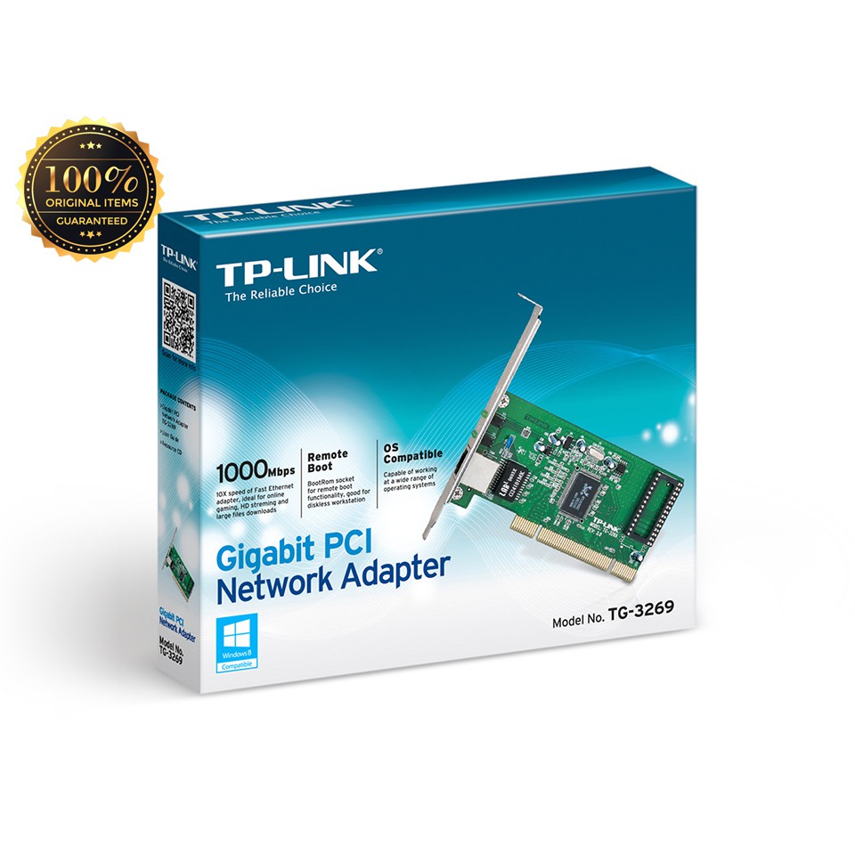 Thẻ Chuyển Đổi Mạng Tp Link Tg-3269 Gigabit Pci