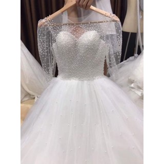 Váy cưới tùng mềm bồng to