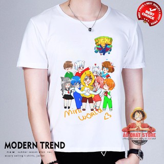 (CLIP THẬT HOT) Áo Thun Chibi Hero Team Mini World Toàn Bộ Thành Viên Siêu Đẹp - Áo Hero Team Giá Rẻ MC19