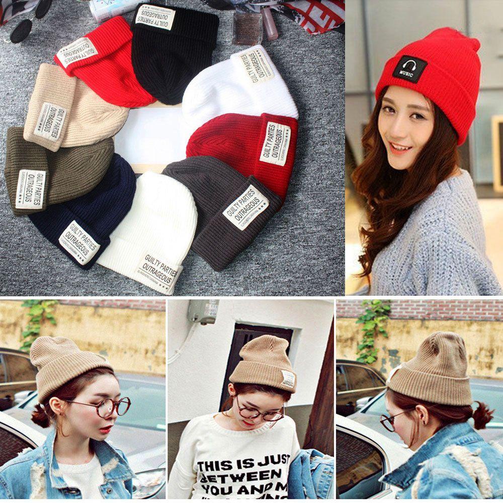 JONYE Mũ Len Beanie Dễ Thương Cho Nữ