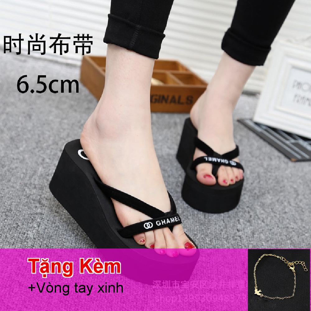 Order Dép đế xuồng xỏ ngón nữ, dép cao gót chống trượt.  M1095462