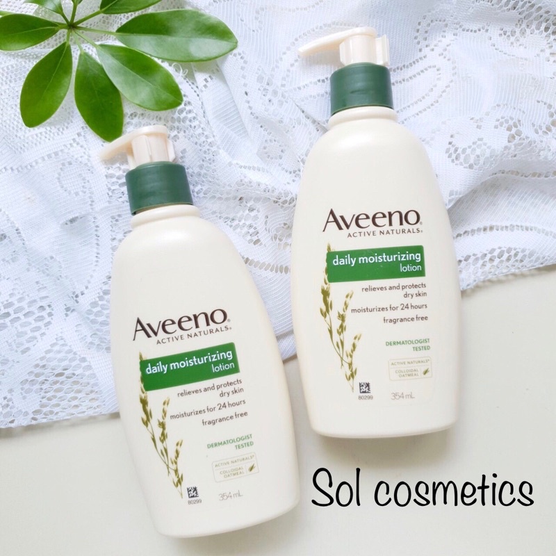 Sữa dưỡng thể dành cho da khô Aveeno Daily Moisturizing Lotion 354ml | CHINH HÃNG 🌟
