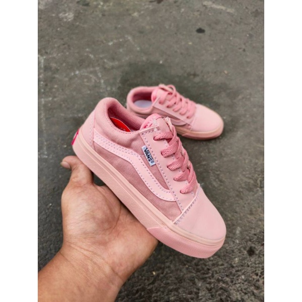 Giày bata Vans màu hồng thời trang năng động