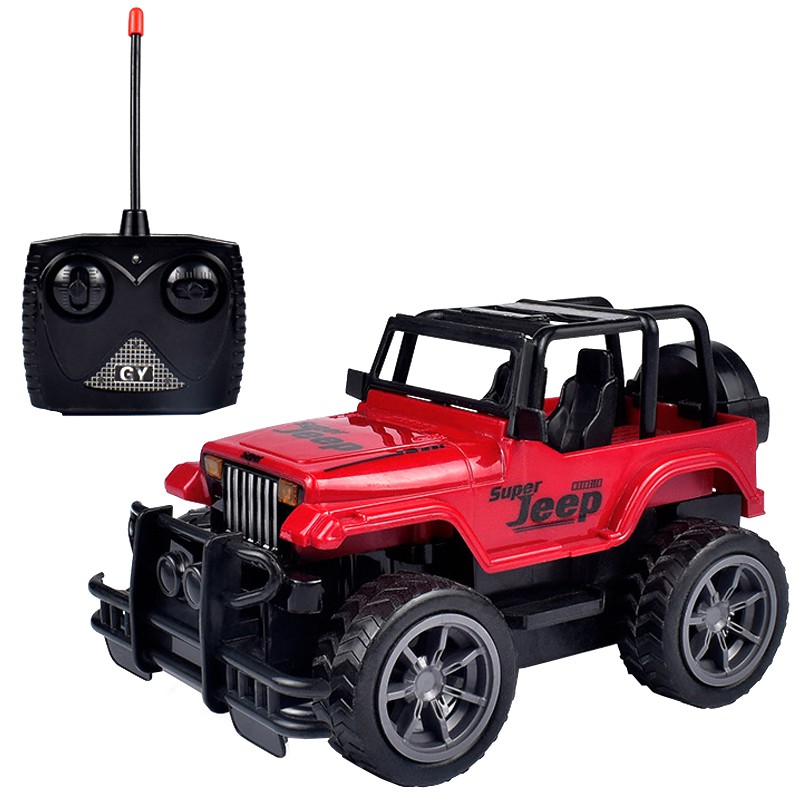 Xe điều khiển từ xa sạc không dây xe đua địa hình tốc độ cao xe jeep điện 3 tuổi 4 trẻ em xe đồ chơi trẻ em