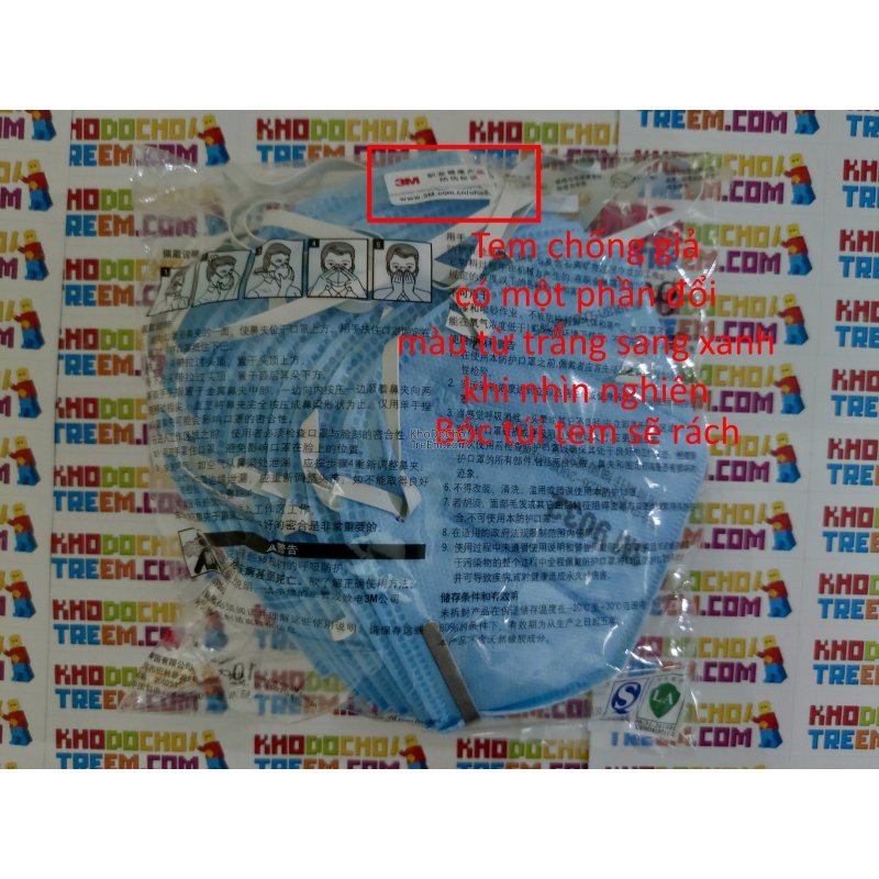 Túi khẩu trang 3M 9032 10 cái KN90 lọc hơn 90% bụi siêu mịn PM2.5 đeo đầu chính hãng mới hơn mẫu 3M 9002 nhiều đồ giả | BigBuy360 - bigbuy360.vn