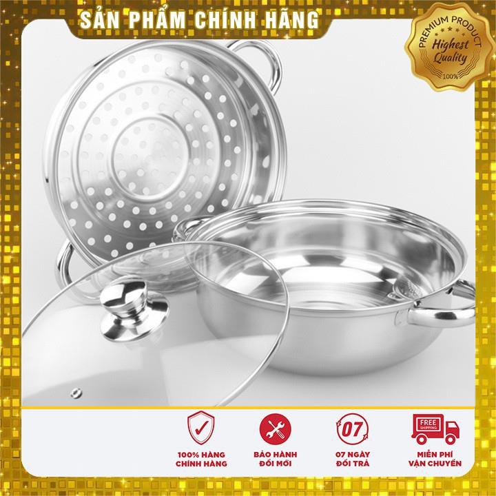 [HÀNG HOT] NỒI HẤP 2 TẦNG INOX DÀY DẶN MAGIC HOME