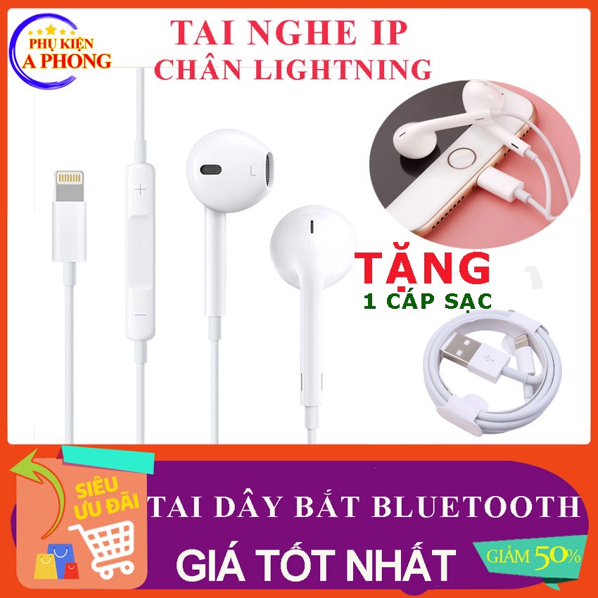 Tai nghe tương thích 7/7Plus/8/8 Plus/X/Xs Max/11/12 Pro/Max-Tai nghe Bluetooth