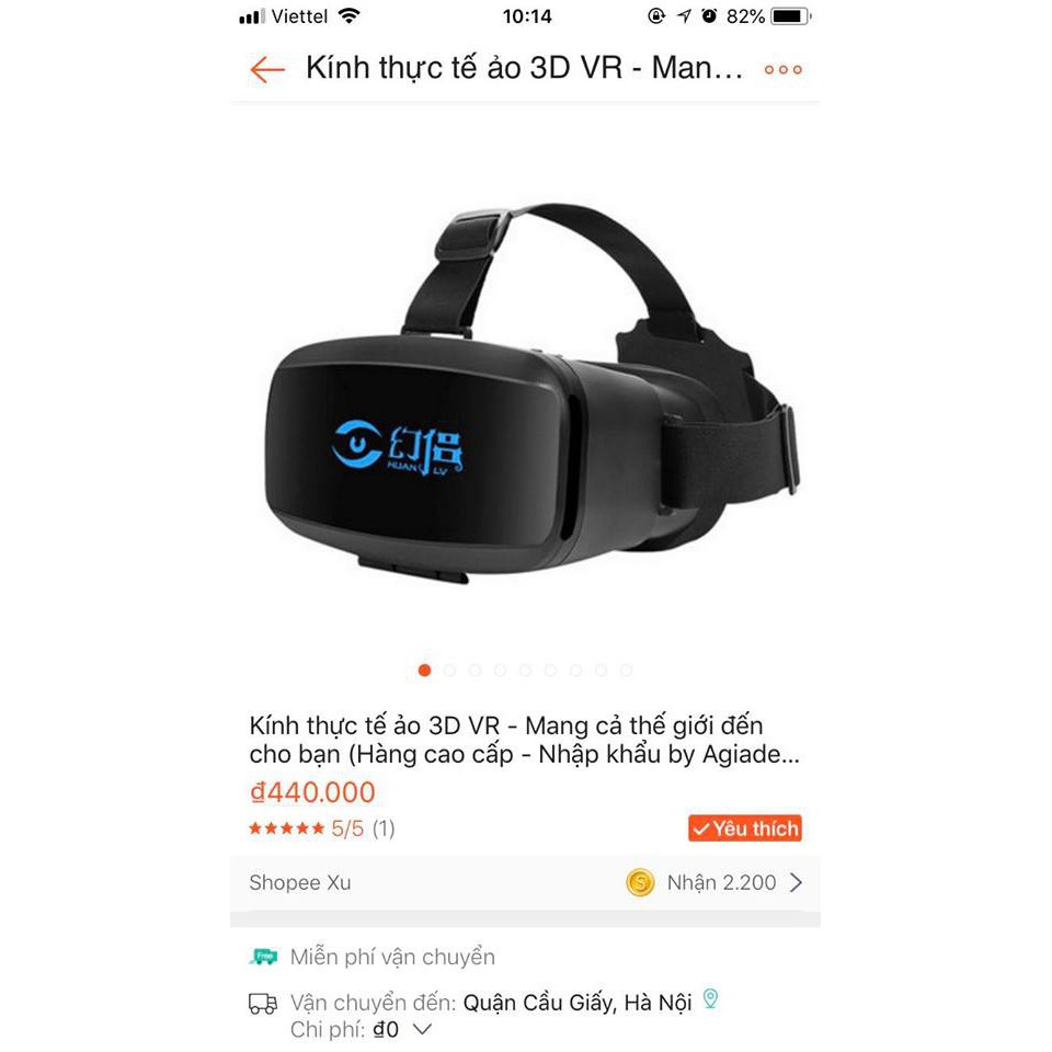 Kính thực tế ảo 3D VR + Tay điều khiển cao cấp tốt nhất Việt Nam - Nhập khẩu và phân phối by Agiadep