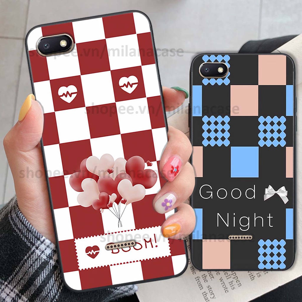 Ốp Xiaomi Redmi 4A / 5A / 6A caro họa tiết nhiều màu sắc siêu đẹp thời trang cá tính