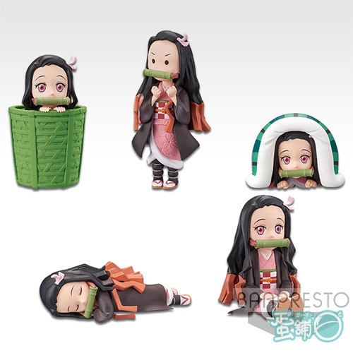 Bộ sưu tập mô hình WCF Nezuko Collection 2 chính hãng 11cm