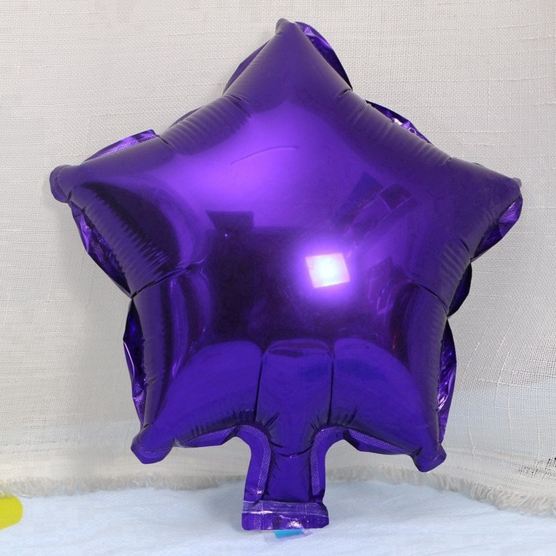 5 Bong Bóng Nhôm Hình Ngôi Sao 10 Inch