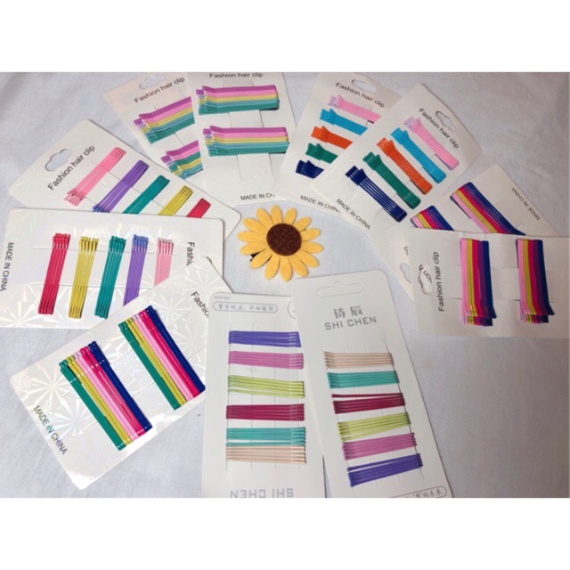 Set kẹp gim nhiều màu