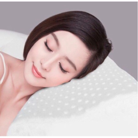 Gối cao su non người lớn, chống ngáy ngủ, chống mỏi vai gáy