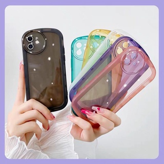 Ốp Điện Thoại TPU Mềm Trong Suốt Họa Tiết Đôi Mắt To Dành Cho iphone 11 12 13 Mini Pro max