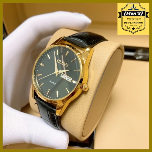Đồng Hồ Nam Cao Cấp Dây Da Đẹp Chính Hãng OLEVS | BigBuy360 - bigbuy360.vn