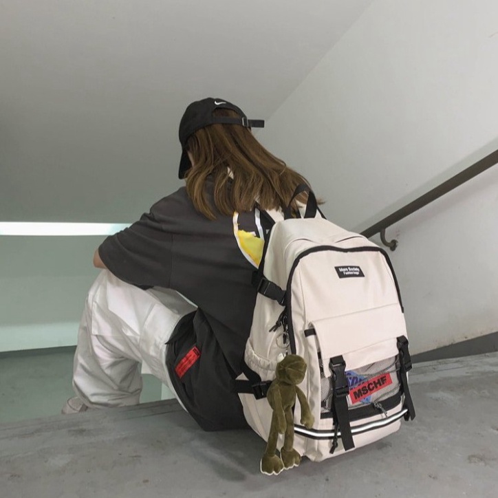 Balo Nữ Balo Đi Học Đẹp Marsociety Best Bags Cao Cấp Giá Rẻ - Ulzzang Hàn Quốc Cá Tính Siêu Chất - GUDEO - Hàng nhập khẩ