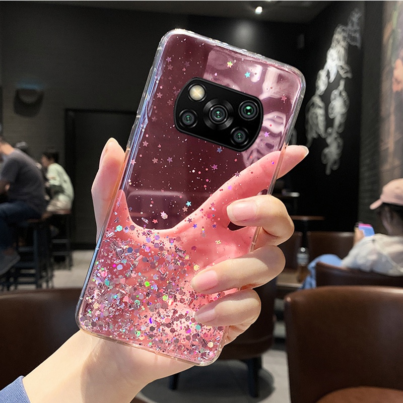 Ốp Điện Thoại Trong Suốt Đính Kim Tuyến Cho Xiaomi Mi 10T Pro Note 10 Lite Ultra Mi8se Mi9se