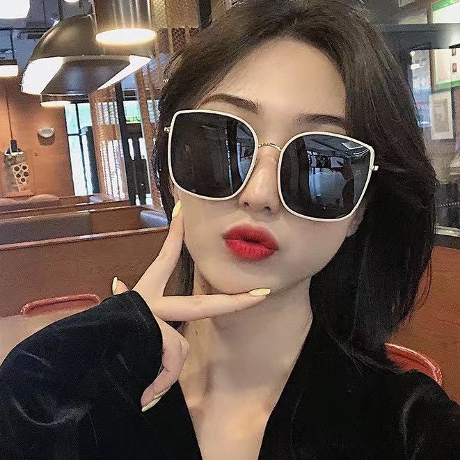 Mới Kính Mát Gọng Vuông Phong Cách Hàn Quốc Cho Nữ