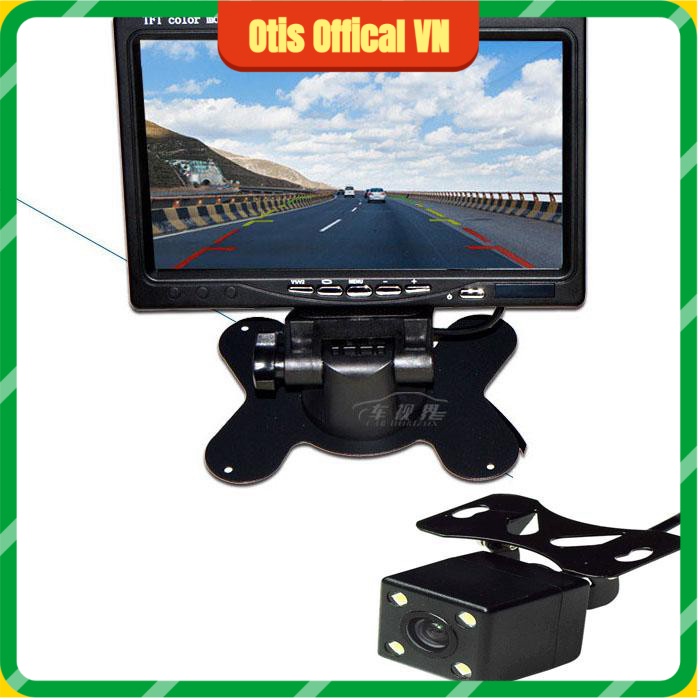 💢 Màn hình 7 inch hiển thị trên ô tô, hỗ trợ HDMI, AV + camera lùi hồng ngoại cao cấp
