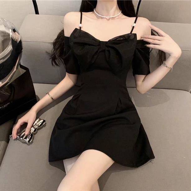 Đầm Sinh Nhật Một Dây Thắt Nơ Phong Cách Mới Mùa Hè