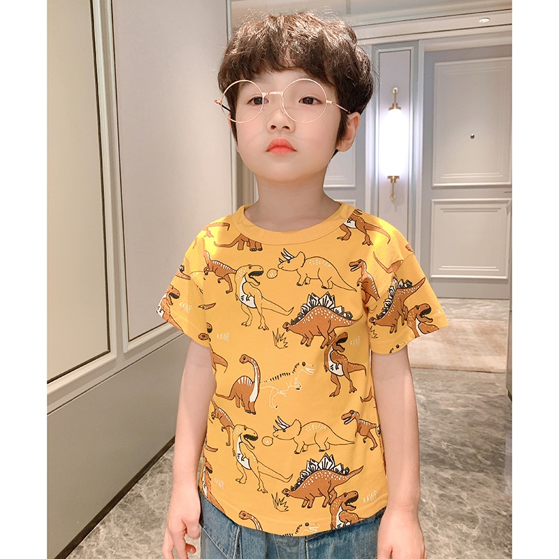 AT41 Size90-150 (9-33kg) Áo thun bé trai (Ngắn tay XILIBA) Thời trang trẻ Em hàng quảng châu