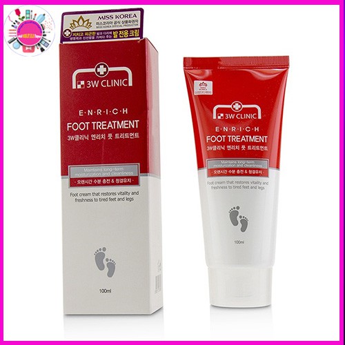 KEM DƯỠNG DA CHÂN 3W CLINIC- ENRICH FOOT TREATMENT CREAM | BigBuy360 - bigbuy360.vn