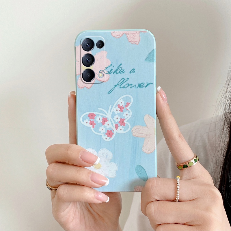 ốp lưng OPPO Reno5 ốp lưng OPPO Reno 5 5G ốp điện thoại oppo reno 5 Ốp Điện Thoại Silicon Bóng Chống Rơi